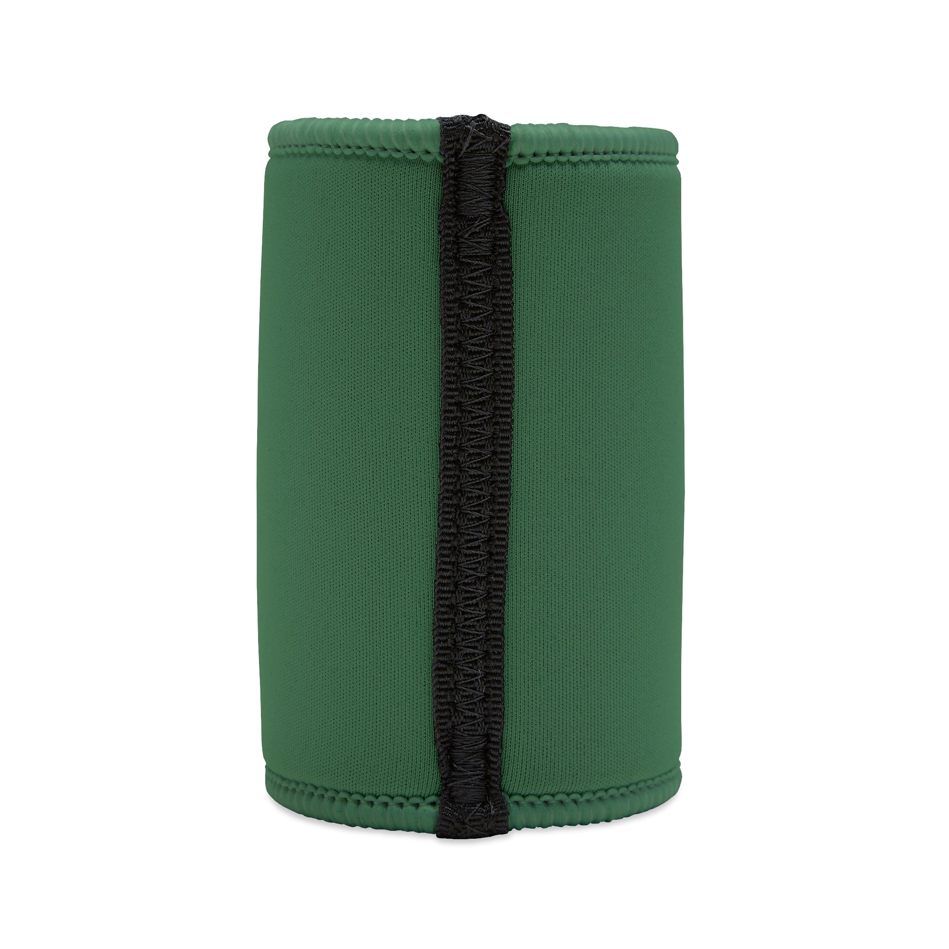 Green neoprene stubby cooler with black velcro seam – G'Day Mate funny Aussie gift